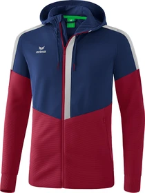 Erima Squad mit Kapuze Trainingsjacke new navy/bordeaux/silver grey (Herren)