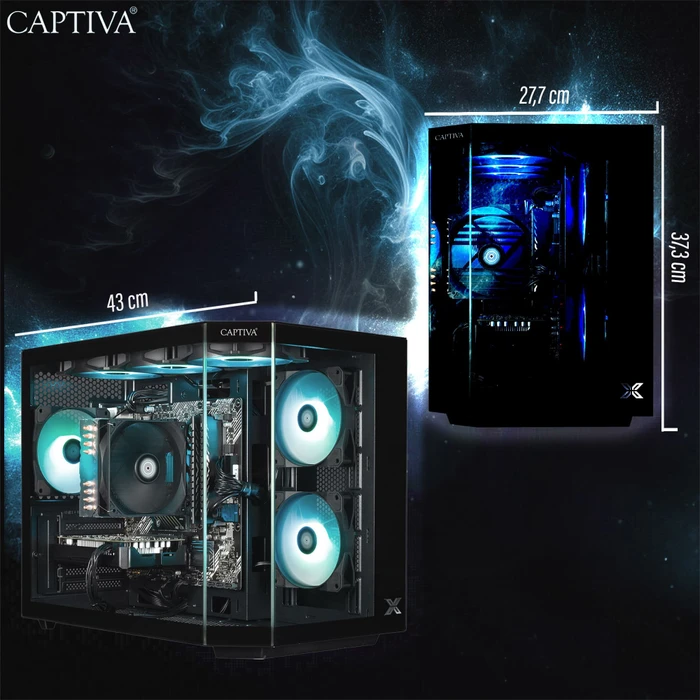 Captiva Highend Gaming R10-4003, Ryzen 7 7800X3D, 32GB RAM, 1TB SSD, GeForce RTX 5070, Windows 11 Home