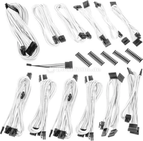 BitFenix Alchemy 2.0 BQT-DPP-Series Kabel Kit für Netzteile, weiß (BFX-ALC-BQTWW-RP)