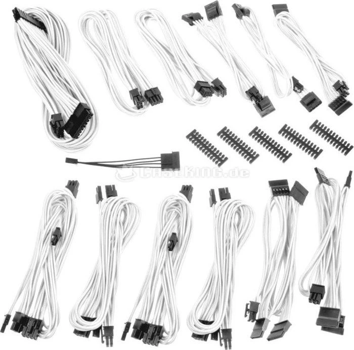BitFenix Alchemy 2.0 BQT-DPP-Series Kabel Kit für Netzteile, weiß