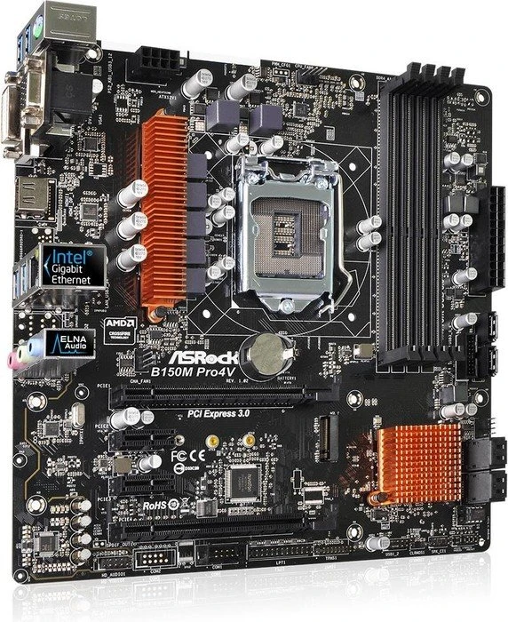 ASRock B150M Pro4V (Intel 1151)