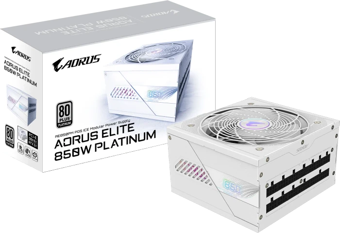GIGABYTE AORUS Elite Platinum P850W ICE 850W, ATX 3.1, Rev. 1.1