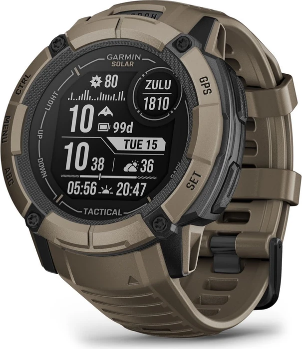 Garmin Instinct 2X Solar Tactical Edition coyote tan