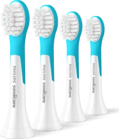 Philips HX6034/90 Sonicare for Kids Kinder-Ersatzbürste, 4 Stück