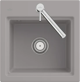 Villeroy & Boch Subway Style 50 S Einbau Becken mittig fossil