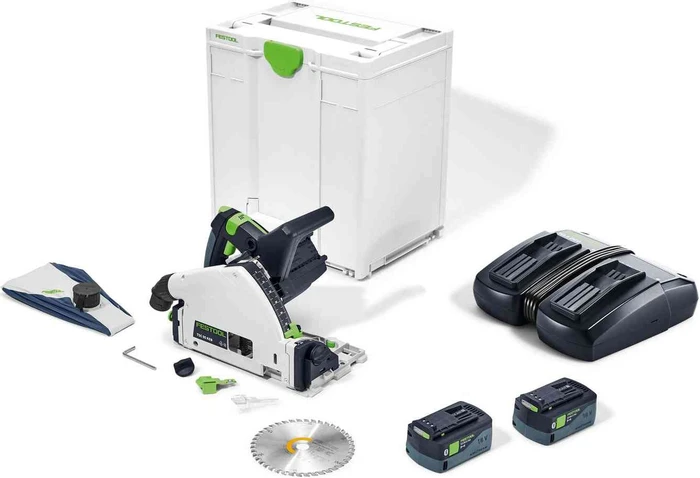 Festool TSC 55 5.0 KEBI-Plus/XL Akku-Tauchsäge inkl. Systainer + 2 Akkus 5.0Ah