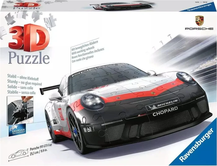 Ravensburger Puzzle 3D Puzzle Porsche 911 GT3 Cup
