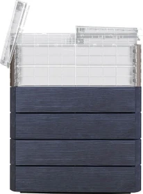 Garantia Ergo Quadro TurboPlus M85 Hochbeet 80x60cm wood