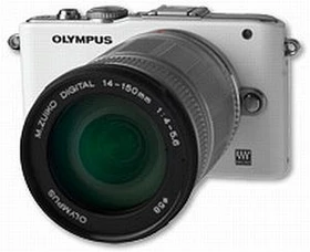 Olympus PEN E-PL3 weiß mit Objektiv M.Zuiko digital ED 14-150mm 4.0-5.6