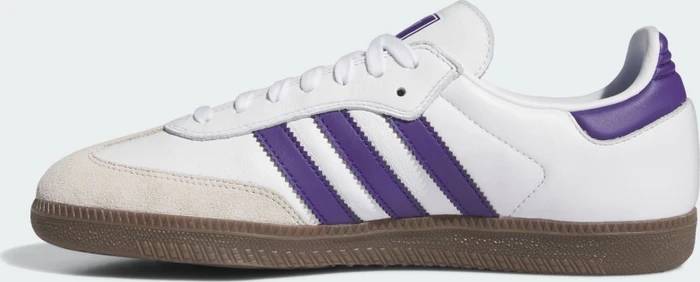 adidas Samba ADV cloud white/collegiate purple/gold metallic