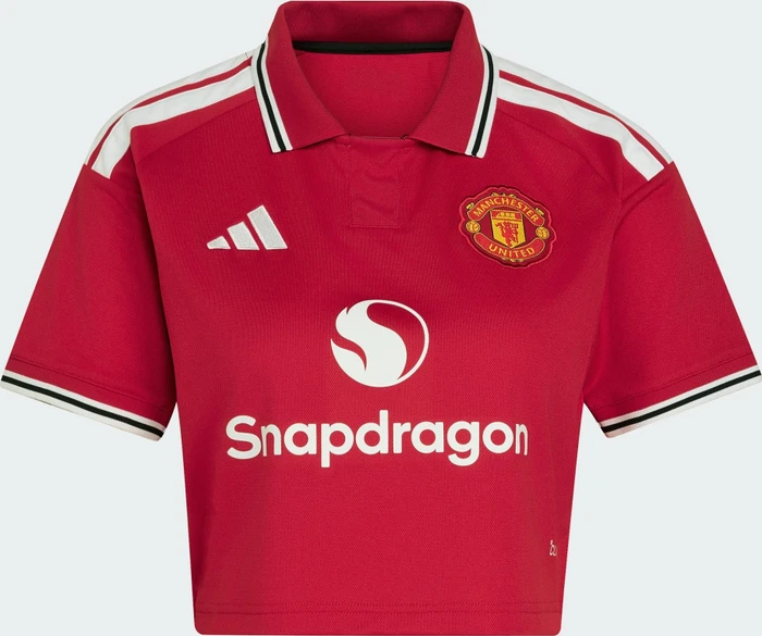 adidas Manchester United Crop Top 2026/2027 Heimtrikot kurzarm mufc red (Damen)