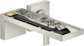 Hansgrohe Axor MyEdition Waschbeckenarmatur für Wandmontage ohne Platte edelstahloptik