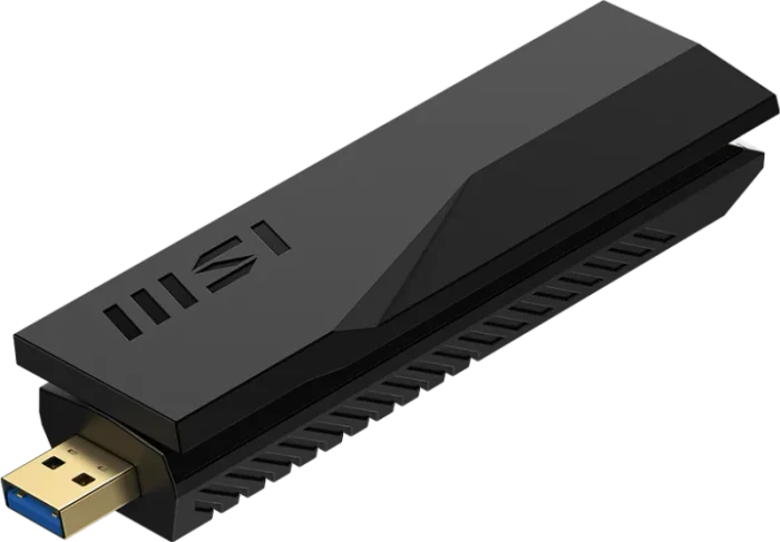 MSI BE6500 WiFi 7, 2.4GHz/5GHz/6GHz WLAN, USB-A 3.0 [Stecker]