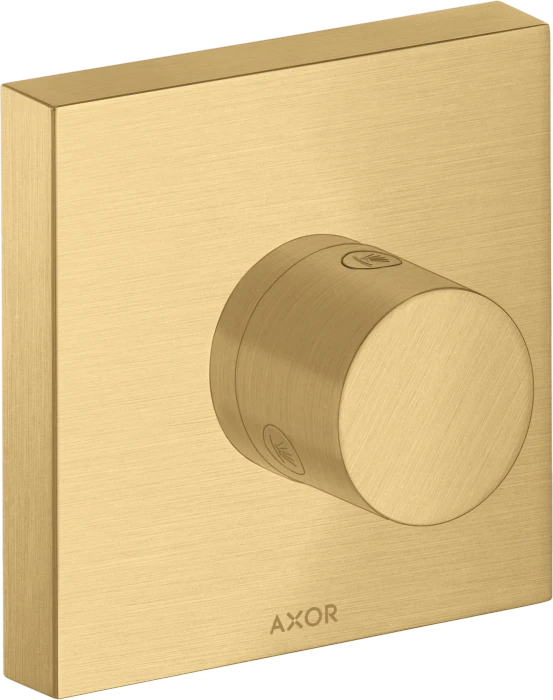 Hansgrohe AXOR ShowerSolutions Ab- und Umstellventil Trio/ Quattro 120/120 Unterputz brushed gold optic