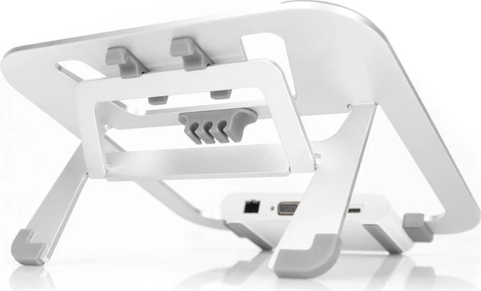 Digitus Variabler Notebook-Ständer mit integrierter USB-C Docking Station, USB-C 3.0 [Buchse]