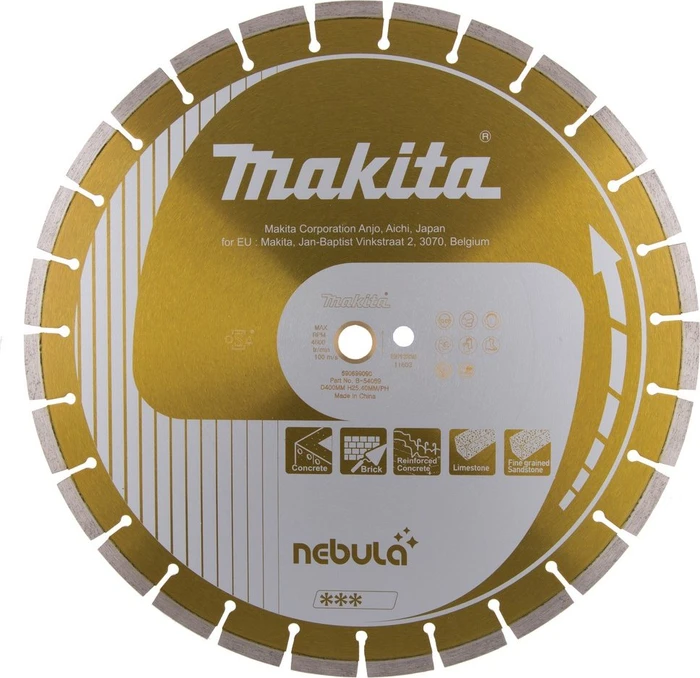 Makita Nebula Diamanttrennscheibe, 400x3x25.4mm, 1 Stück