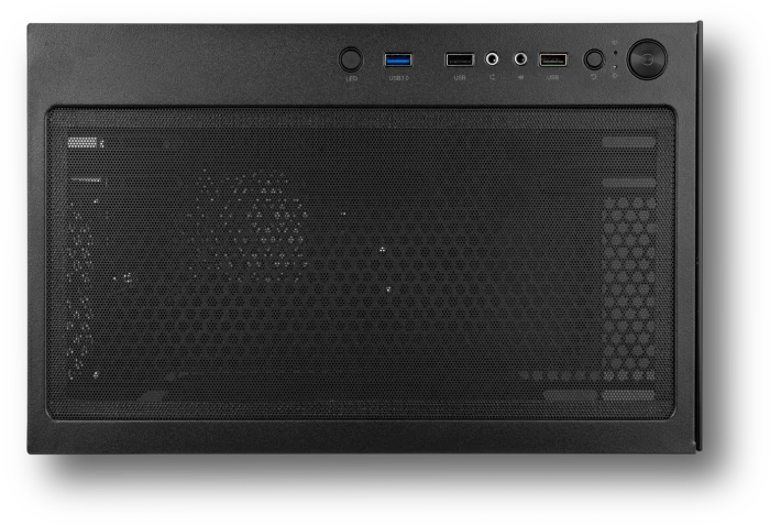 Nox Xtreme Hummer Vision Black, schwarz, Glasfenster