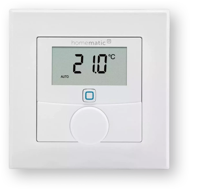 eQ-3 Homematic IP Wandthermostat mit Schaltausgang 230V weiß, Funk-Wandthermostat