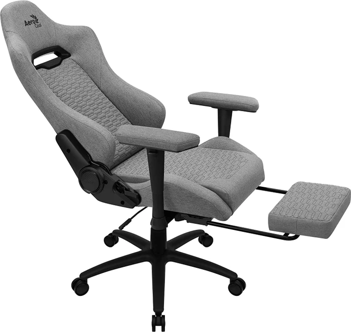 AeroCool ROYAL AeroWeave Ash Grey Gamingstuhl, grau