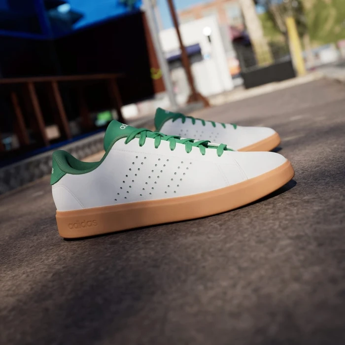 adidas Advantage 2.0 core white/preloved green