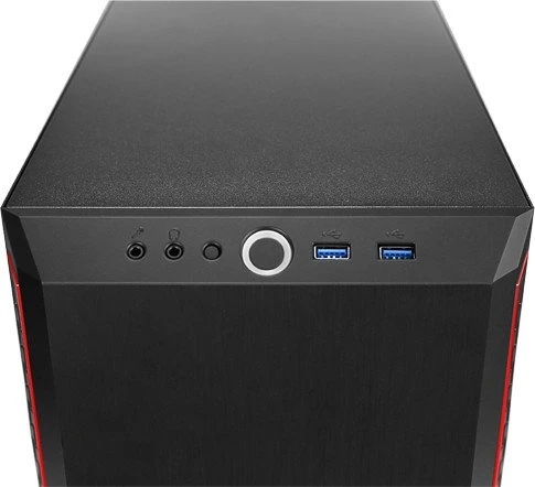 Antec P7 schwarz/rot, Acrylfenster