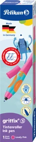 Pelikan griffix 3 Tintenroller (Patrone) lovely pink, Rechtshänder, Faltschachtel