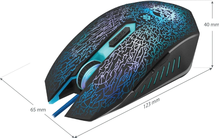 Defender Shock GM-110L RGB Gaming Mouse schwarz, USB