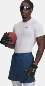 Under Armour HeatGear Armour Funktionsshirt kurzarm weiß/schwarz (Herren)