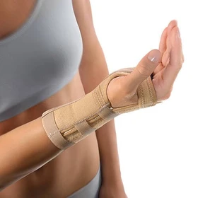 Bort Medical Handgelenkstütze mit Alu-Schiene rechts Größe XL beige, 1 Stück