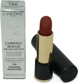 Lancôme L'Absolu Rouge Drama Matte Lippenstift 196 orange sanguine, 3.4g