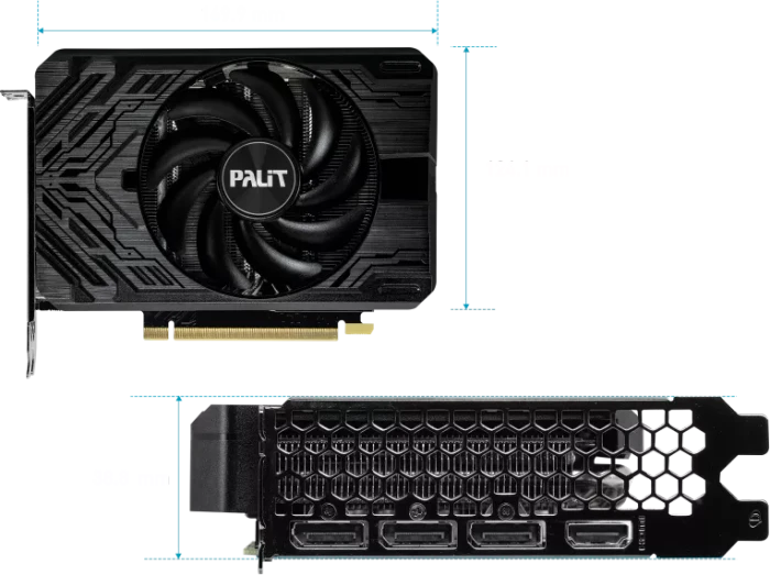 Palit GeForce RTX 4060 Ti StormX, 8GB GDDR6, HDMI, 3x DP