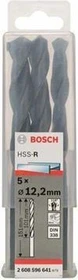 Bosch Professional HSS-R Spiralbohrer, 12.2x101x151mm, 5 Stück
