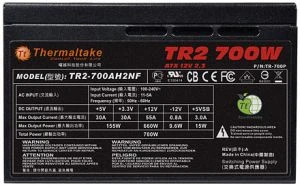Thermaltake TR2 700W, ATX 2.3