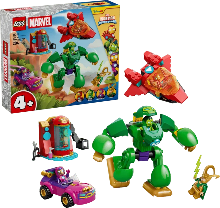 LEGO Marvel Super Heroes Spielset - Loki vs. Team Iron Man