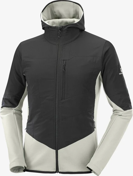 Salomon Outline Warm Hybrid Funktionsjacke black/wrought iron (Herren)