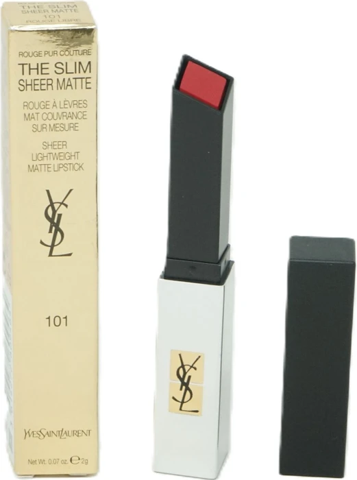 Yves Saint Laurent Rouge Pur Couture The Slim Sheer Matte Lippenstift 101 Rouge Libre, 2.2g