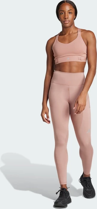 adidas FastImpact Luxe Run High-Support Sport-BH warm clay (Damen)
