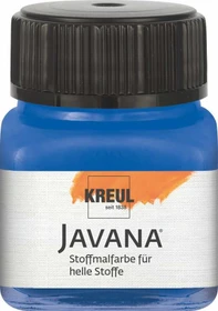 Kreul Javana Stoffmalfarbe für helle Stoffe, royalblau, 20ml