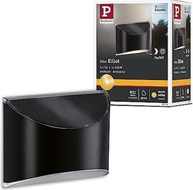 Paulmann Elliot Solar Wandleuchte 0.05W schwarz