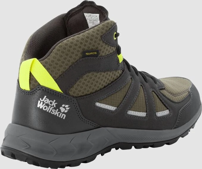 Jack Wolfskin Woodland 2 Texapore Mid khaki/green (Herren)