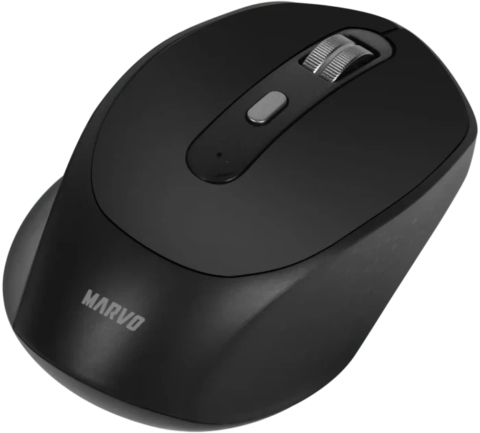 Marvo Office WM106W Silent Wireless Mouse, schwarz, USB/Bluetooth