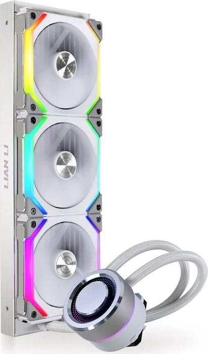 Lian Li Galahad AIO Uni Fan SL Edition 360 White V2, weiß