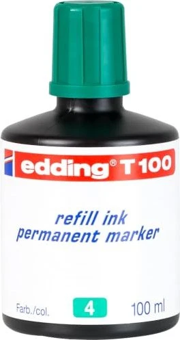 edding T100 Permanentmarker Tintenflasche grün, 100ml