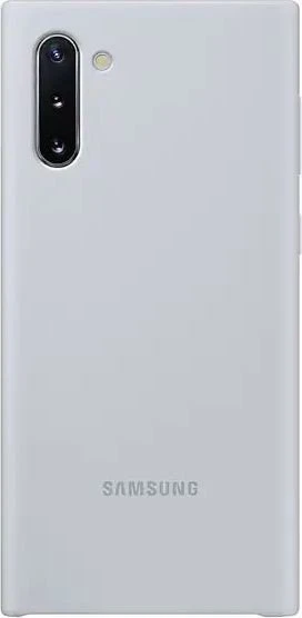 Samsung Silicone Cover für Galaxy Note 10 silber