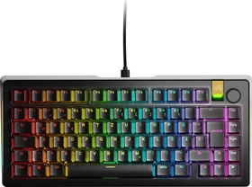 Glorious GMMK 3 Pro HE 75% Pre-built Gaming Keyboard, schwarz, LEDs RGB, Glorious Fox HE, USB, DE (GLO-KB-GMMK3-PRO-75-PB-HE-W-BLK-DE)