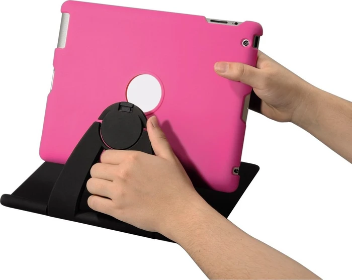 Hama Padfolio Schutzhülle für iPad 2/3, rosa