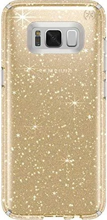 Speck Presidio Clear + Glitter für Samsung Galaxy S8+ gold
