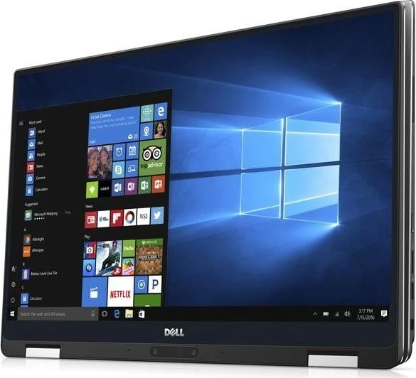 Dell XPS 13 2-in-1 9365 (2017), silber, Core i5-7Y54, 4GB RAM, 128GB SSD, DE