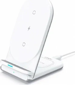 Aukey Aircore Series 2-in-1 Wireless Charging Stand weiß