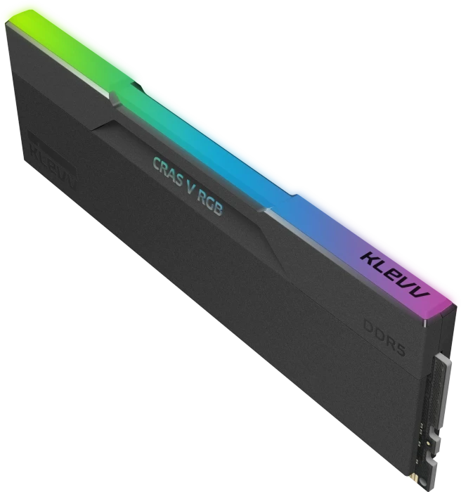 Klevv Cras V RGB Obsidian Black UDIMM 32GB Kit, DDR5-6000, CL30-38-38-78